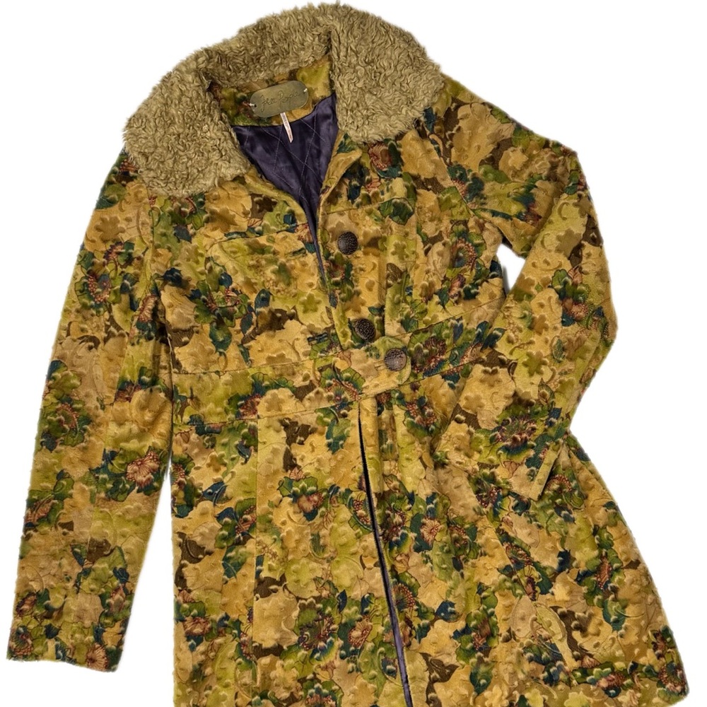 Free People Floral Dotted Coat - Picture 4 of 9
